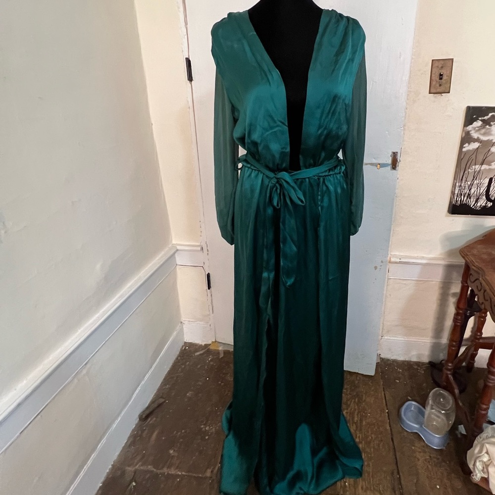 Deep V Formal Gown